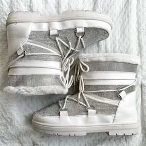 Rhinestone Winter Boots